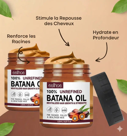 Huile de Batana™ 100% pure | L'huile de croissance des cheveux, de traitement capillaire pour tous les types de cheveux