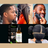 Kit de Repousse Cheveux - Huile Capillaire + Derma roller